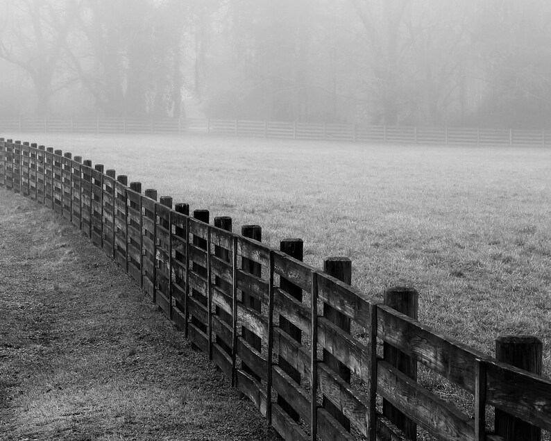 Modern Farmhouse Wall Decor Black and White Photography Print Etsy