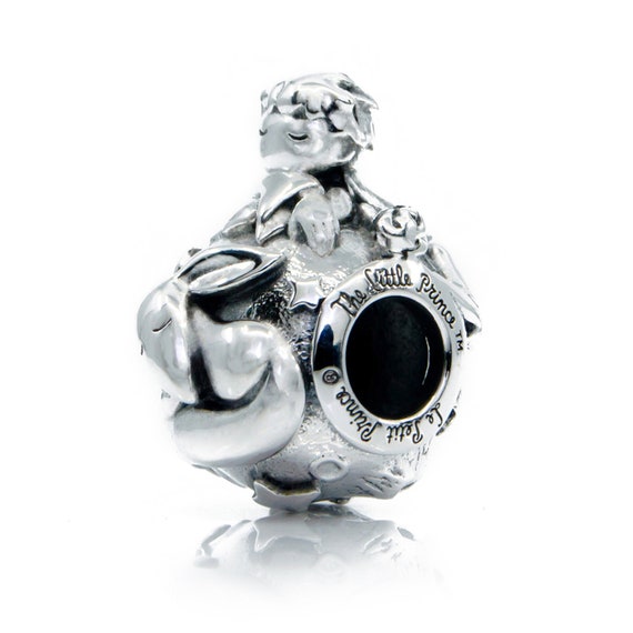 Sterling Silver Reflections Candle with Holly Leaf Dangle Bead