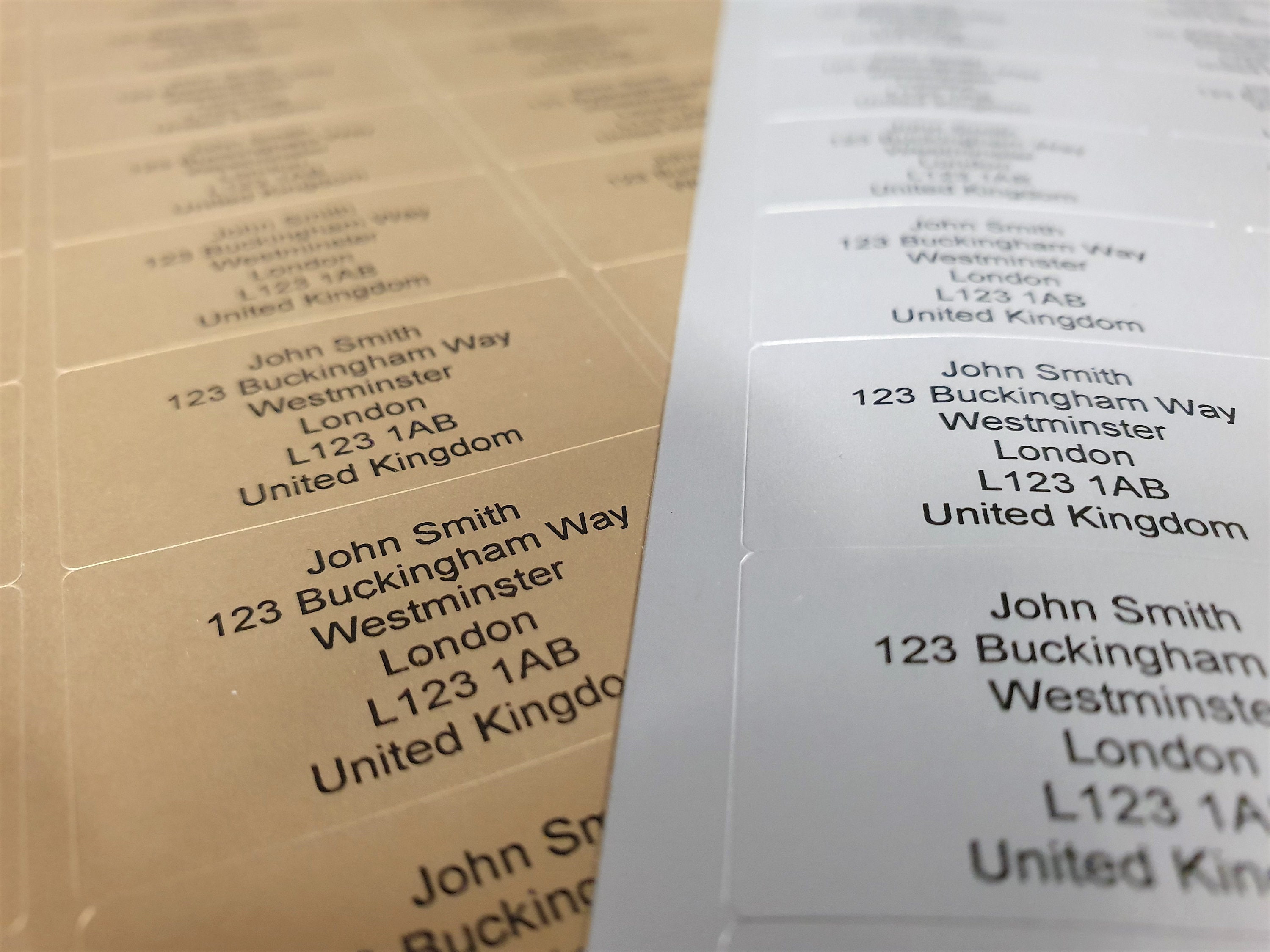 40 Address Labels Personalised Printed Return Address RSVP Etsy UK