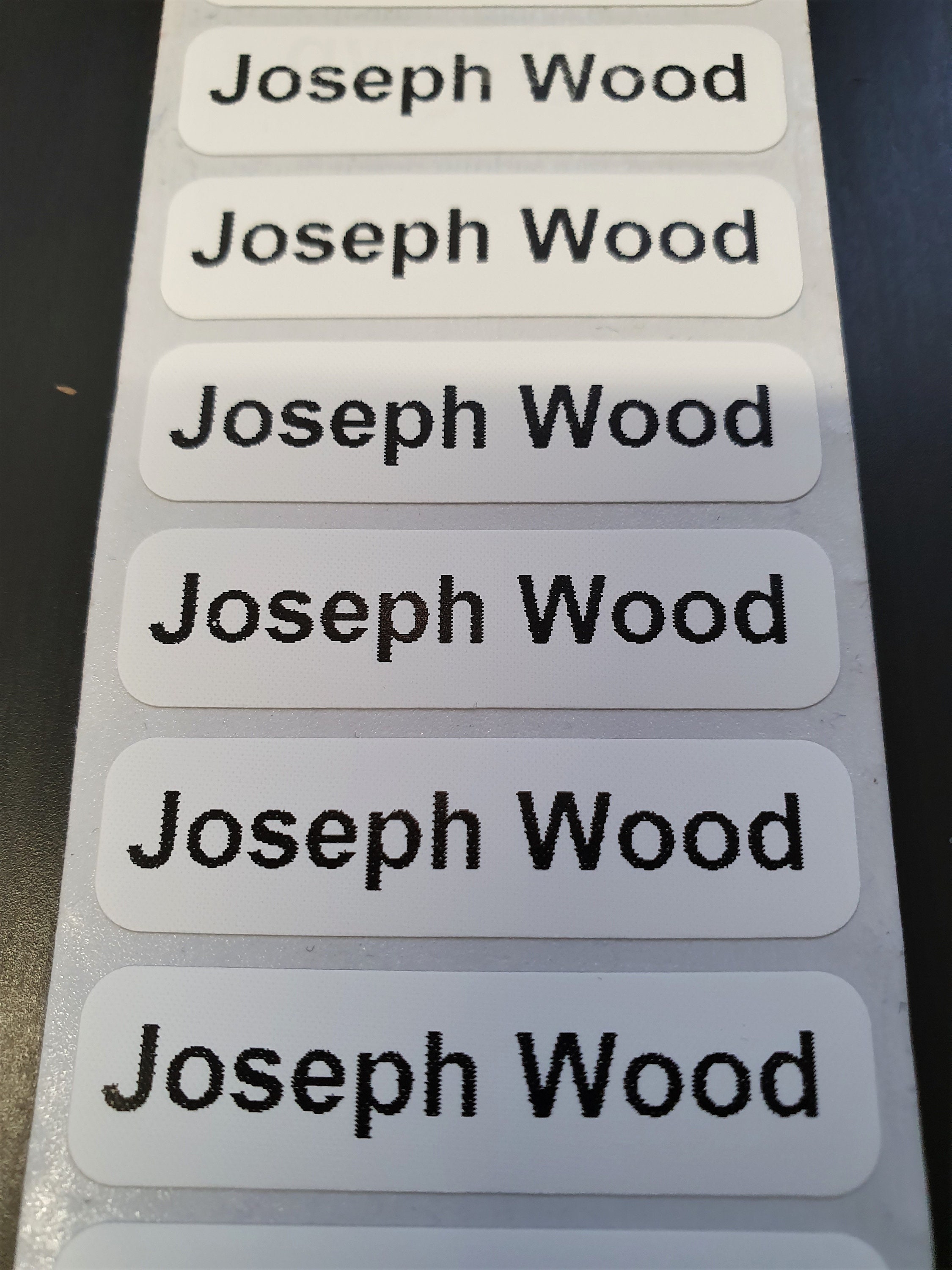 IRON ON NAME Tags Clothing Labels School Uniform Clothes Etsy UK