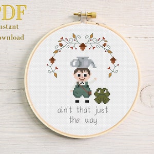 Over the Garden Wall Greg Quote Cross Stitch Pattern PDF Instant Download