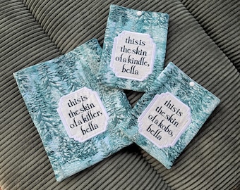 Skin of a Kindle Bella - E-Reader Sleeve with Snap *also in Kobo, Nook, Killer & iPad!*