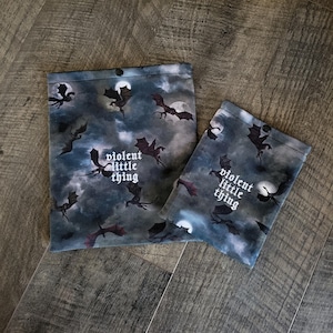 Violent Little Thing Dragon E-Reader Book Sleeve with Snap