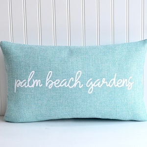 Custom Florida Modern Style Rectangular Pastel Pillow Cover 12 x 20 image 7