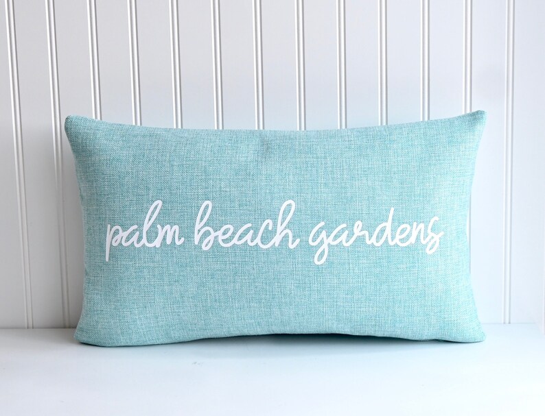 Custom Florida Modern Style Rectangular Pastel Pillow Cover 12 x 20 image 7