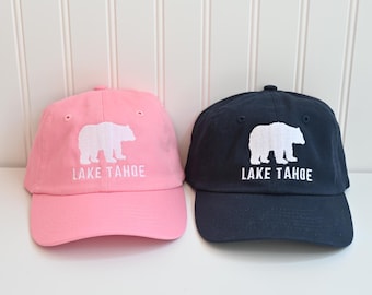 Lake Tahoe Bear Unisex Kids Baseball Hat