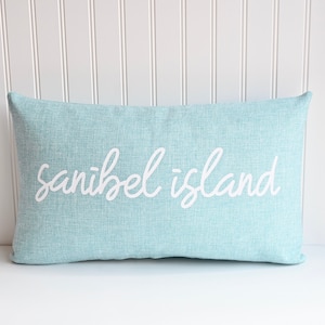 Custom Florida Modern Style Rectangular Pastel Pillow Cover 12 x 20 image 3