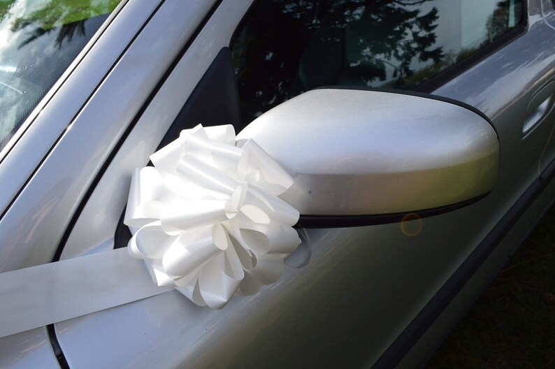 Wedding Car Bow and Ribbon Kit Any Color One 25cm/10inch & Etsy Ireland