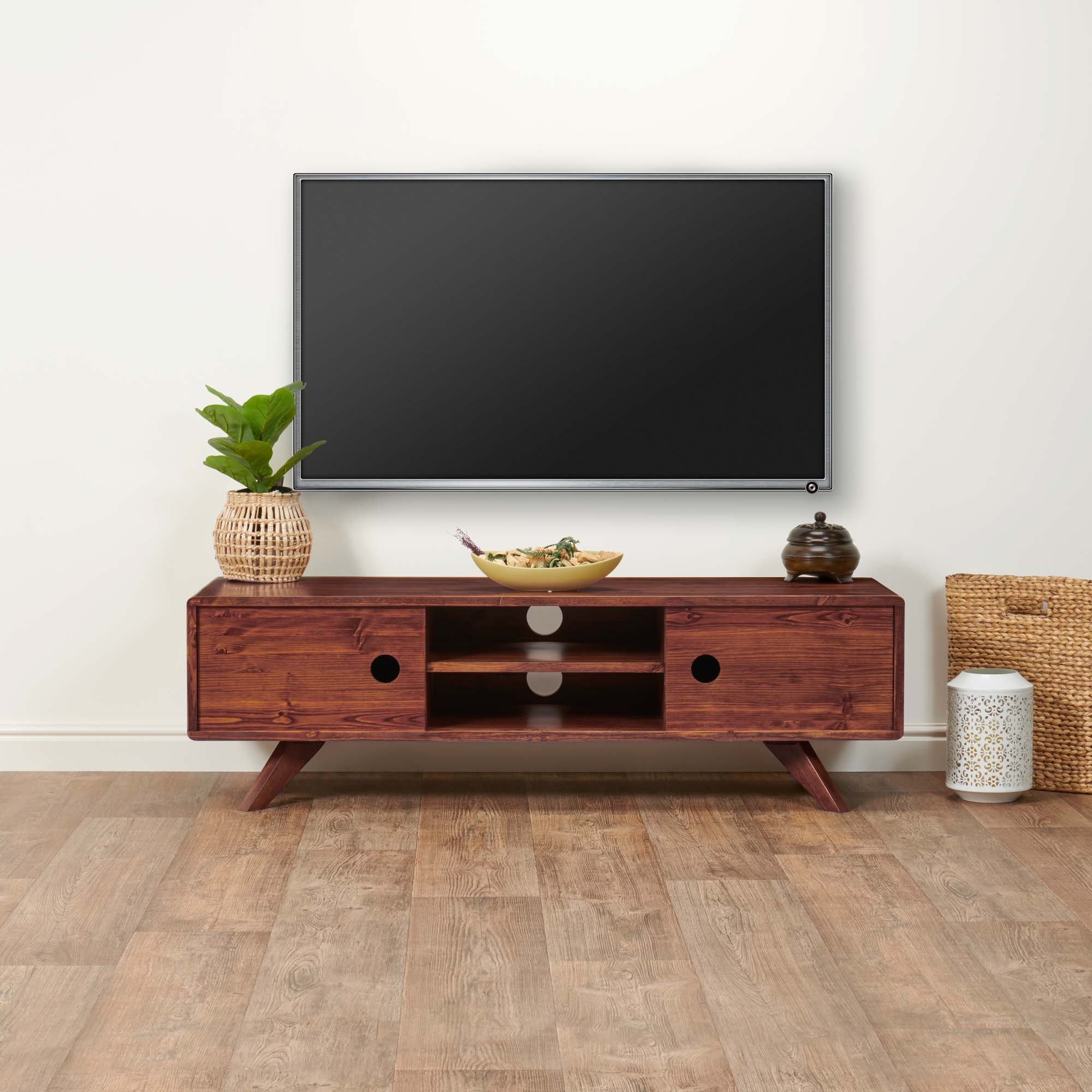 Harbour Indian Reclaimed Wood Extra Large Television Cabinet