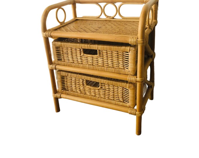 Vintage Rattan Etsy