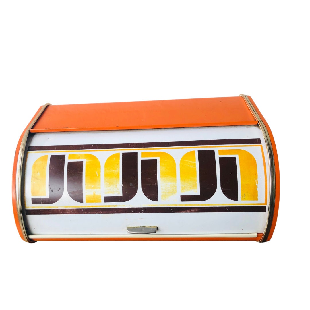 Vintage Retro Bread Bin From the 70s Midcentury Bread Box - Etsy