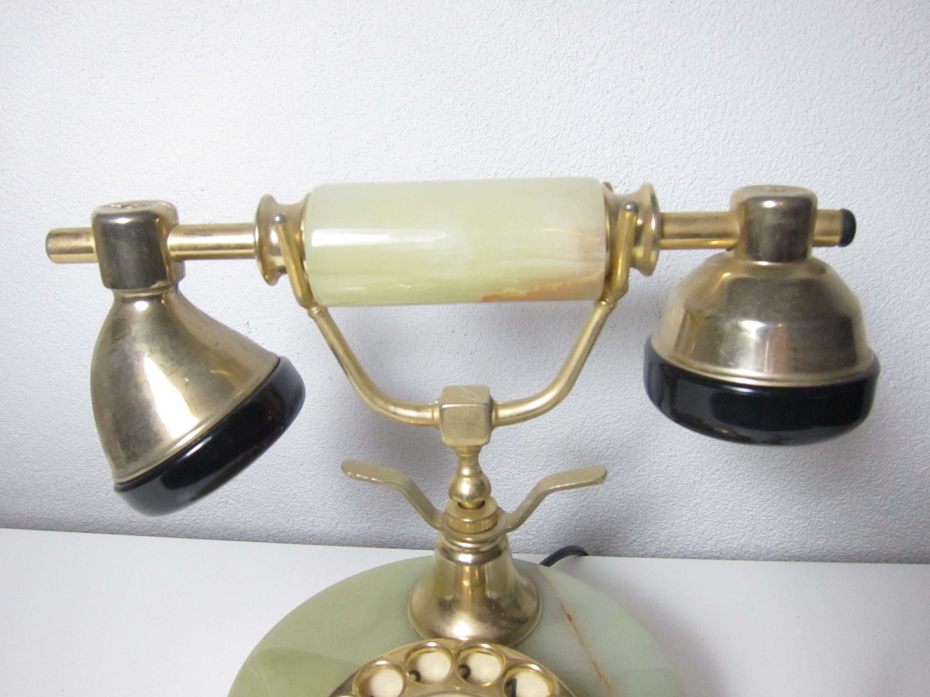 Vintage Marble Phone 1960s Midcentury Fabrication Artisanal Etsy