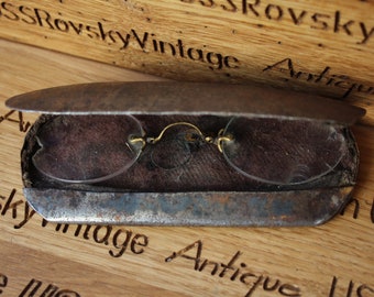 Antique Pince Nez, Very old Pince-nez, Vintage glasses, old glasses, ,christmas gift,gift idea