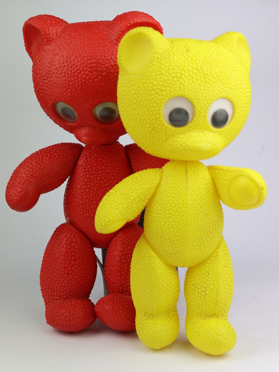 Pair of rare Soviet plastic bears vintage plastic bear. Toy Etsy