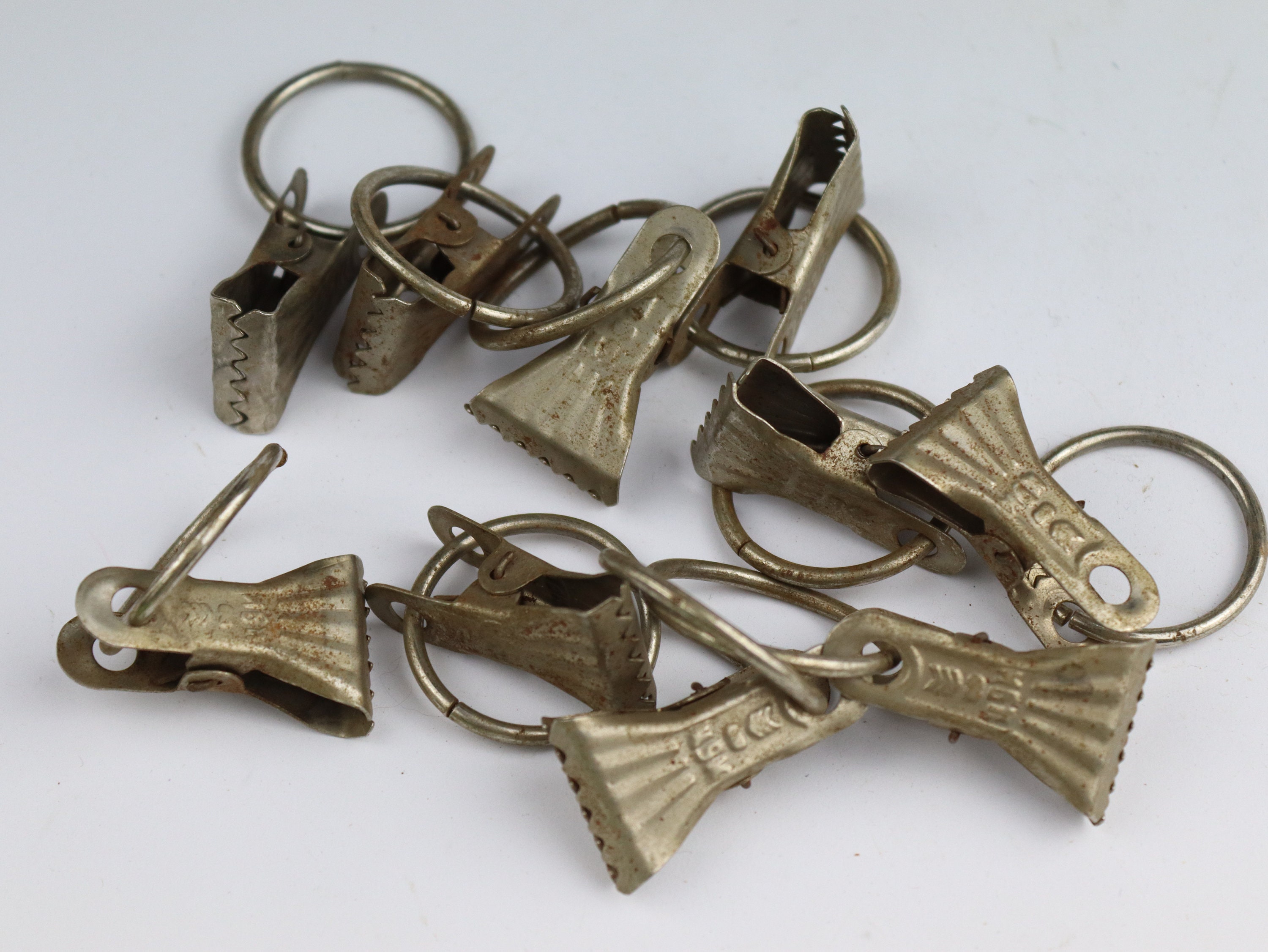 Conjunto de 10 clips de cortina soviéticos. Anillos de cortina | Etsy