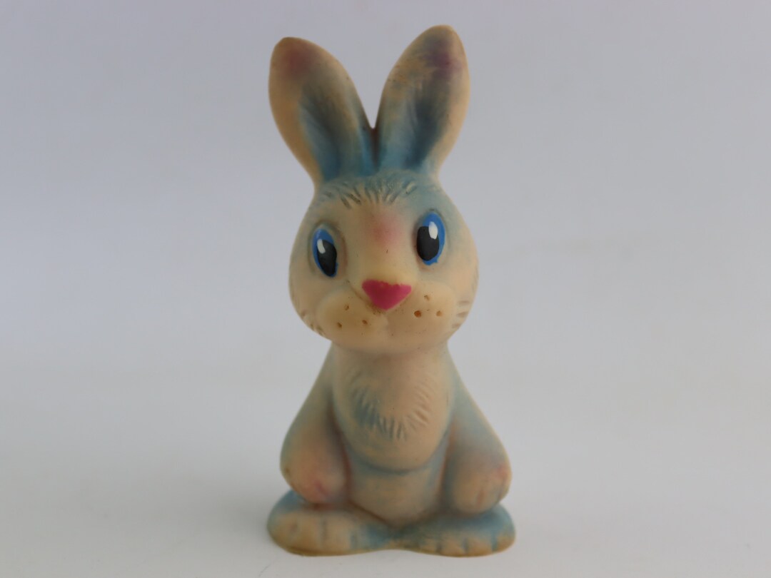 Rare Soviet Rubber Toy Bunny, Vintage Rabbit, Doll Rabbit, Hare, Soviet ...