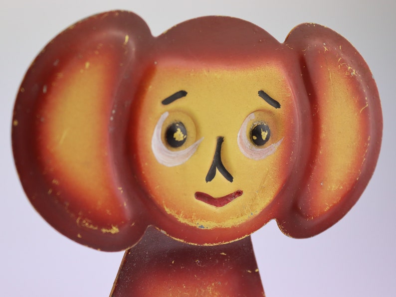 Russische Cheburashka Haken. Wandbehang Dekor. Wand Cheburashka. Vintage Dekor. Garderobe. übergabe haken. Kinder Kleiderbügel. gezeichneter Held. Bild 10