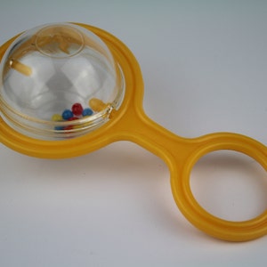 NIEUWE Sovjet-babyrammelaar bubbels, Sovjet-speelgoed, vintage speelgoed, vintage rammelaar, celluloid, plastic, Sovjet-Unie, USSR. decoratie kinderwagen