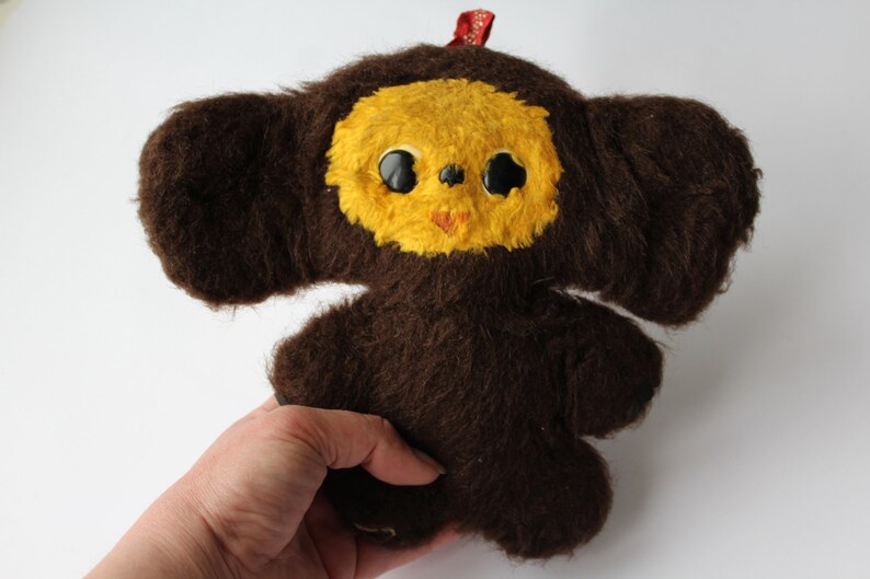 Soviet Cheburashka. Plush vintage Cheburashka. Retro Toy | Etsy