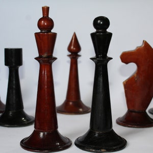 Big Soviet chess set Giant. Giant chess. Vintage chess USSR. Wooden chess. garden chess, ,christmas gift,gift idea image 1