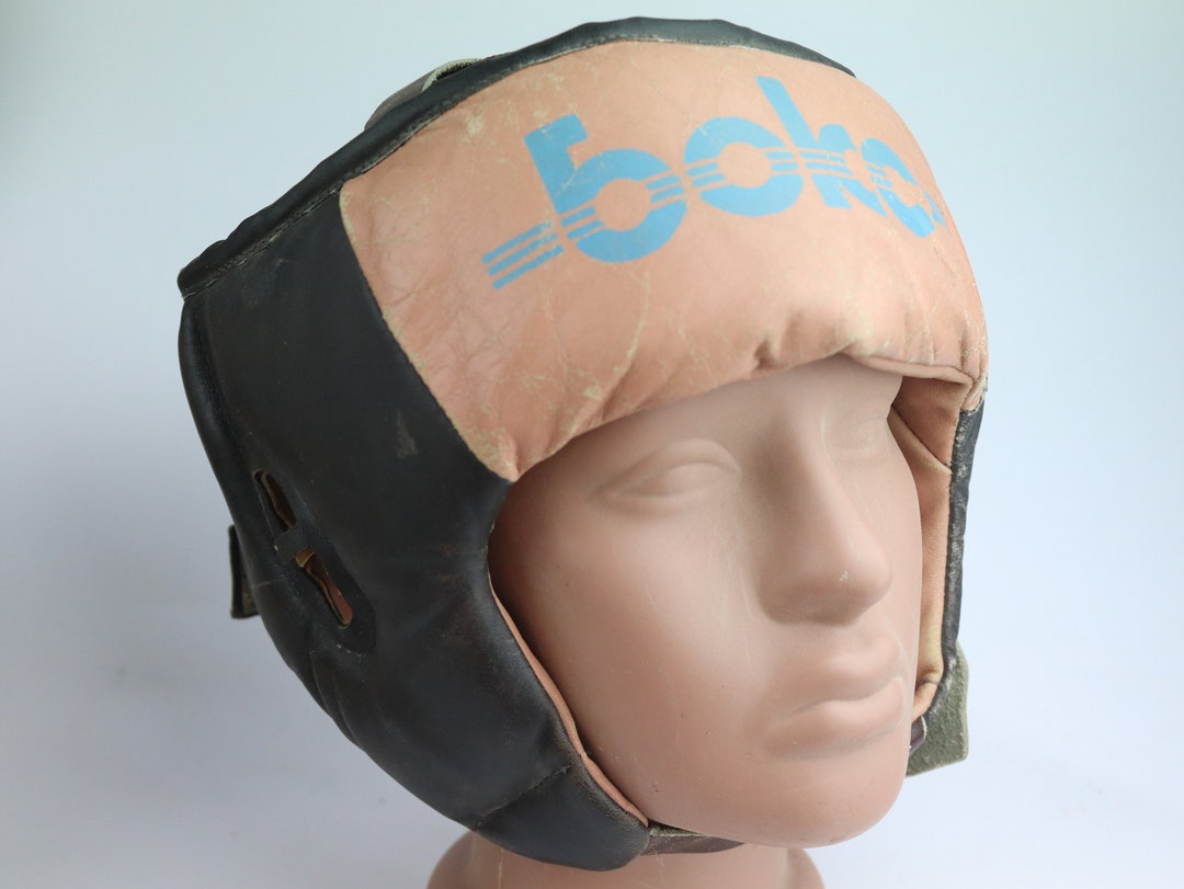 Soviet Boxing Headgear, Vintage Boxing Headgear, Soviet Boxing Helmet