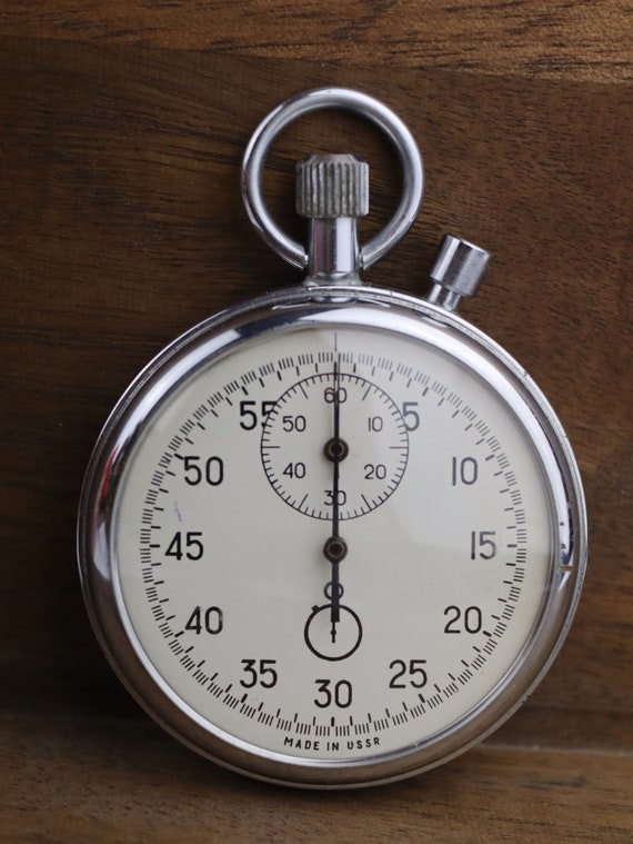 1981 Soviet stopwatch AGAT. Mechanical chronometer US… - Gem