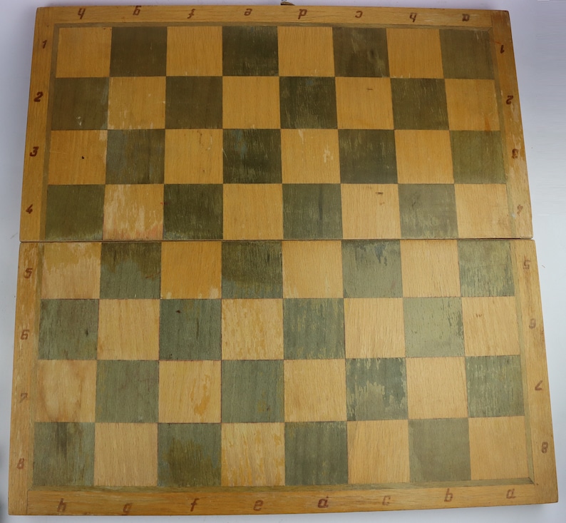 Vintage tournament chess set Big Soviet wooden chess set Large chess USSR russia,christmas gift,gift idea