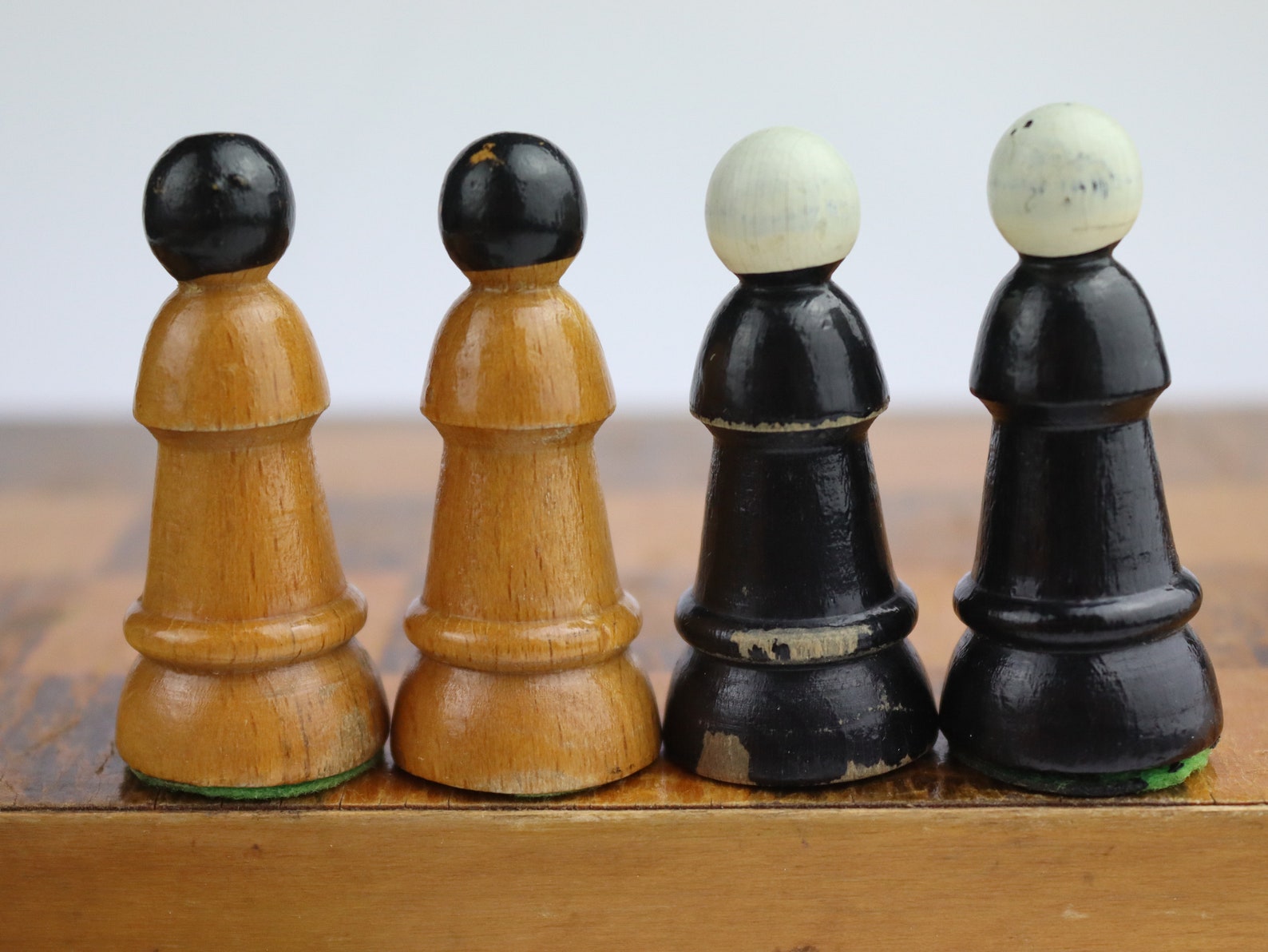 Rare Small Coffee House Chess Old Vienna Chess Set Etsy