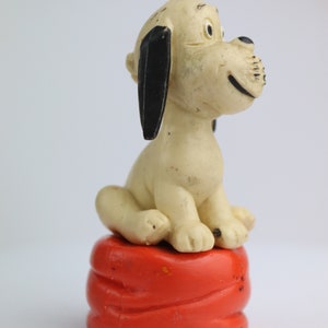 Vintage rubber Germany Loriot dog toy. germany toy. old doll. Vintage Toy. DDR toy. Rubber spaniel. gdr spaniel doll. soviet time toys image 5