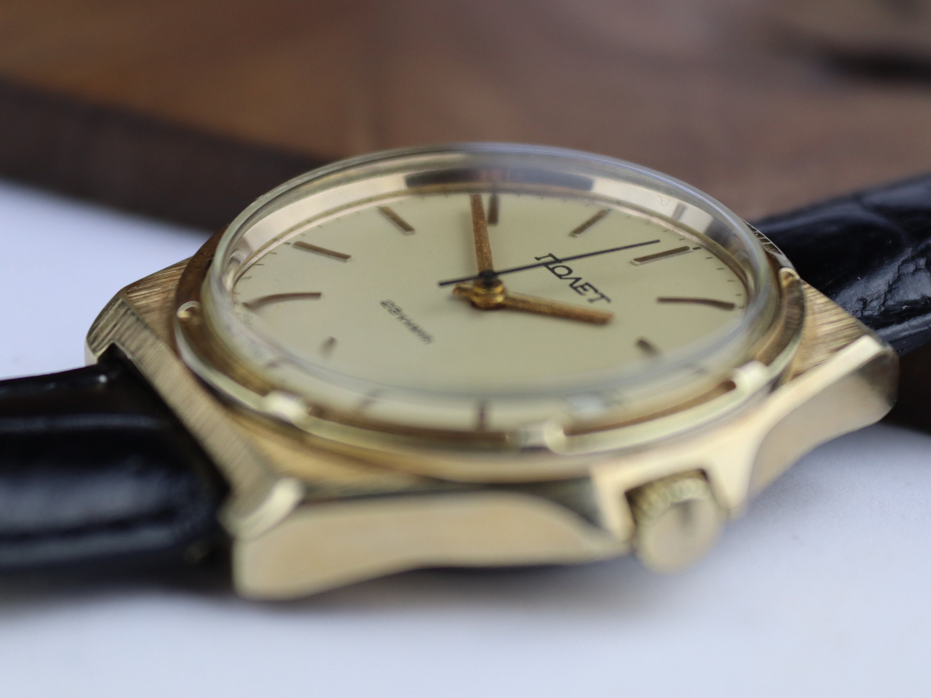Very Rare Soviet Automatic Watch Poljot Vintage Gold Plated - Etsy