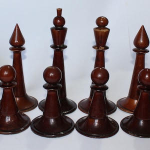 Big Soviet chess set Giant. Giant chess. Vintage chess USSR. Wooden chess. garden chess, ,christmas gift,gift idea image 2