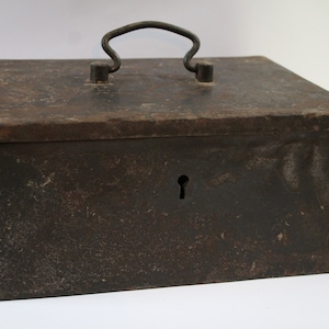 Vintage Metallkästchen, Schmuckschatulle, patina, sicher, Werkzeugkasten, Halter, Werkzeughalter, Tresor, Tresor, Tresor, Tresor, Peter
