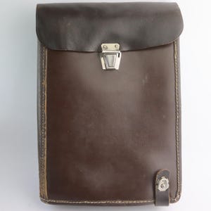 1979 Russische Vintage Leder Militär Messenger Tasche. Militäroffizier Messenger Tasche. Russisches Militär. Terminplaner. Kartenetui,