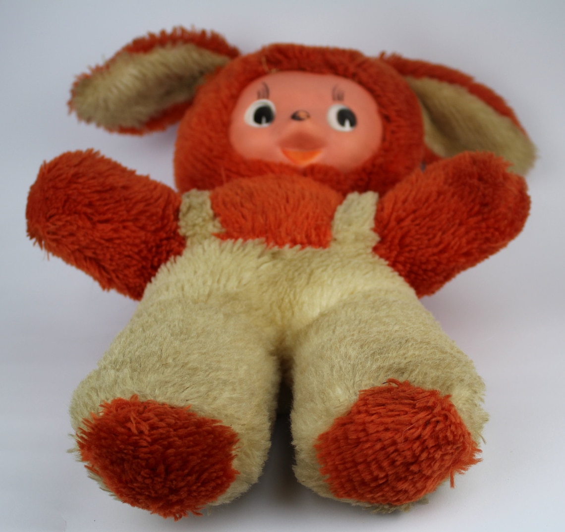 Rare Vintage Rubber face rabbit bunny hare. Rubber Face toy Etsy
