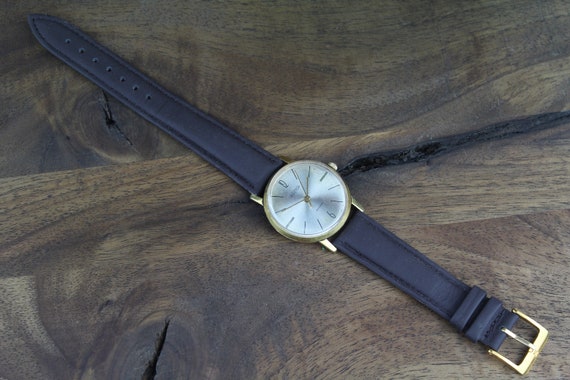 Vintage watch, soviet watch, gold plated, mens wr… - image 5