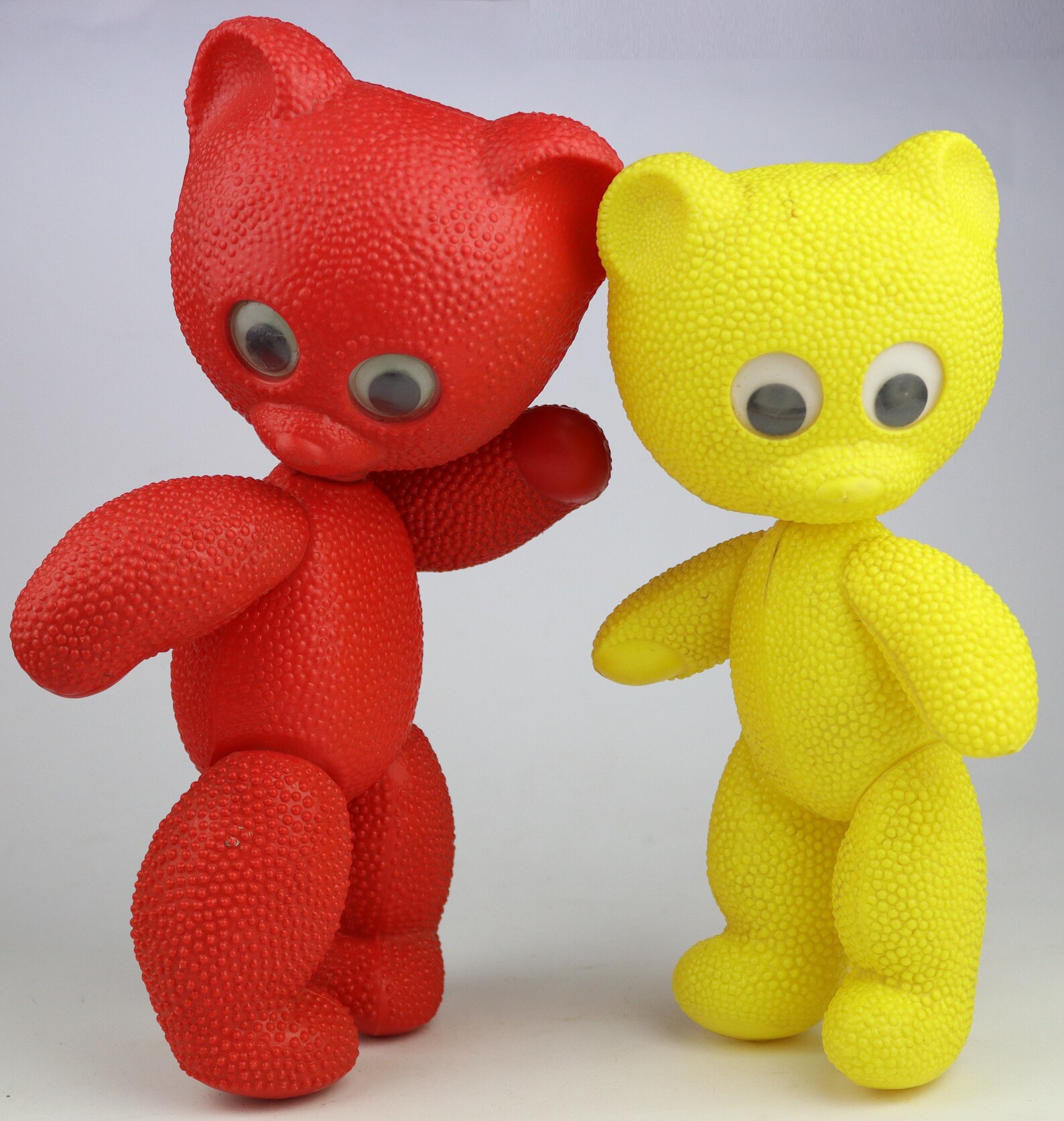 Pair of rare Soviet plastic bears vintage plastic bear. Toy Etsy