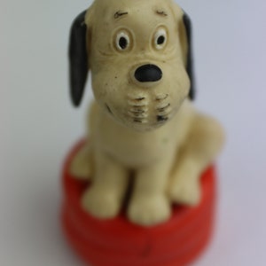 Vintage rubber Germany Loriot dog toy. germany toy. old doll. Vintage Toy. DDR toy. Rubber spaniel. gdr spaniel doll. soviet time toys image 7