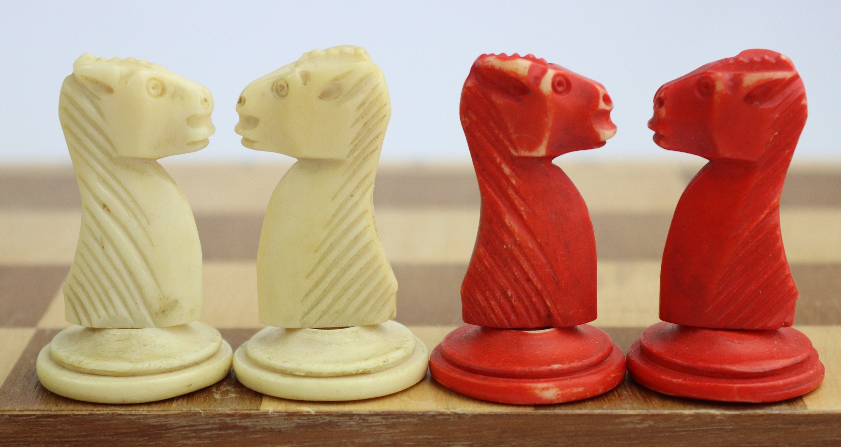 Rare Antique Chess Set Staunton Chess Set Antique Chess Set Etsy