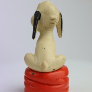 Vintage rubber Germany Loriot dog toy. germany toy. old doll. Vintage Toy. DDR toy. Rubber spaniel. gdr spaniel doll. soviet time toys image 3