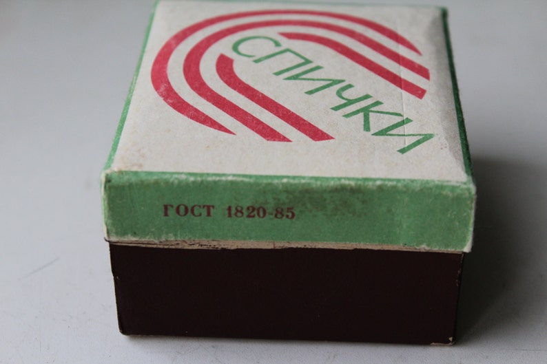 Big Box of Soviet Safety Matches Soviet Sulfur Matches Etsy