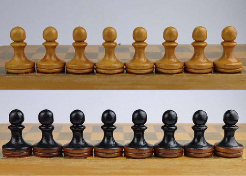 Vintage tournament chess set Big Soviet wooden chess set Large chess USSR russia,christmas gift,gift idea