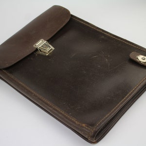 1978 Russische Vintage Leder Militär Messenger Tasche. Militäroffizier Messenger Tasche. Russisches Militär. Terminplaner. Kartenetui,