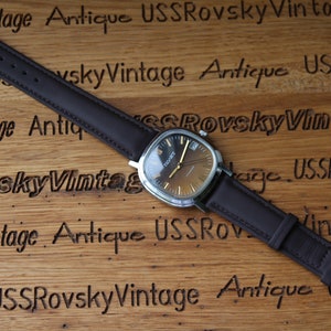 Vintage mens gold-plated watch Poljot, watch, mechanical watch USSR, AU, Soviet watch, watches, ,christmas gift,gift idea image 9