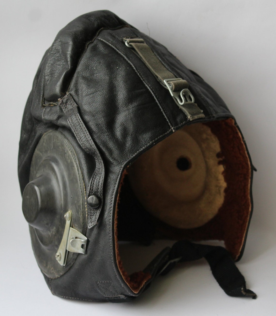 Soviet winter aviator helmet Vintage military helmet | Etsy