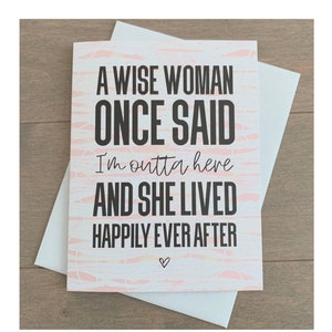 Cards - Retirement Cards For Women - Blank Card - Funny Retirement Card - Retirement Card Funny - Retirement Card For Her - Card For Her