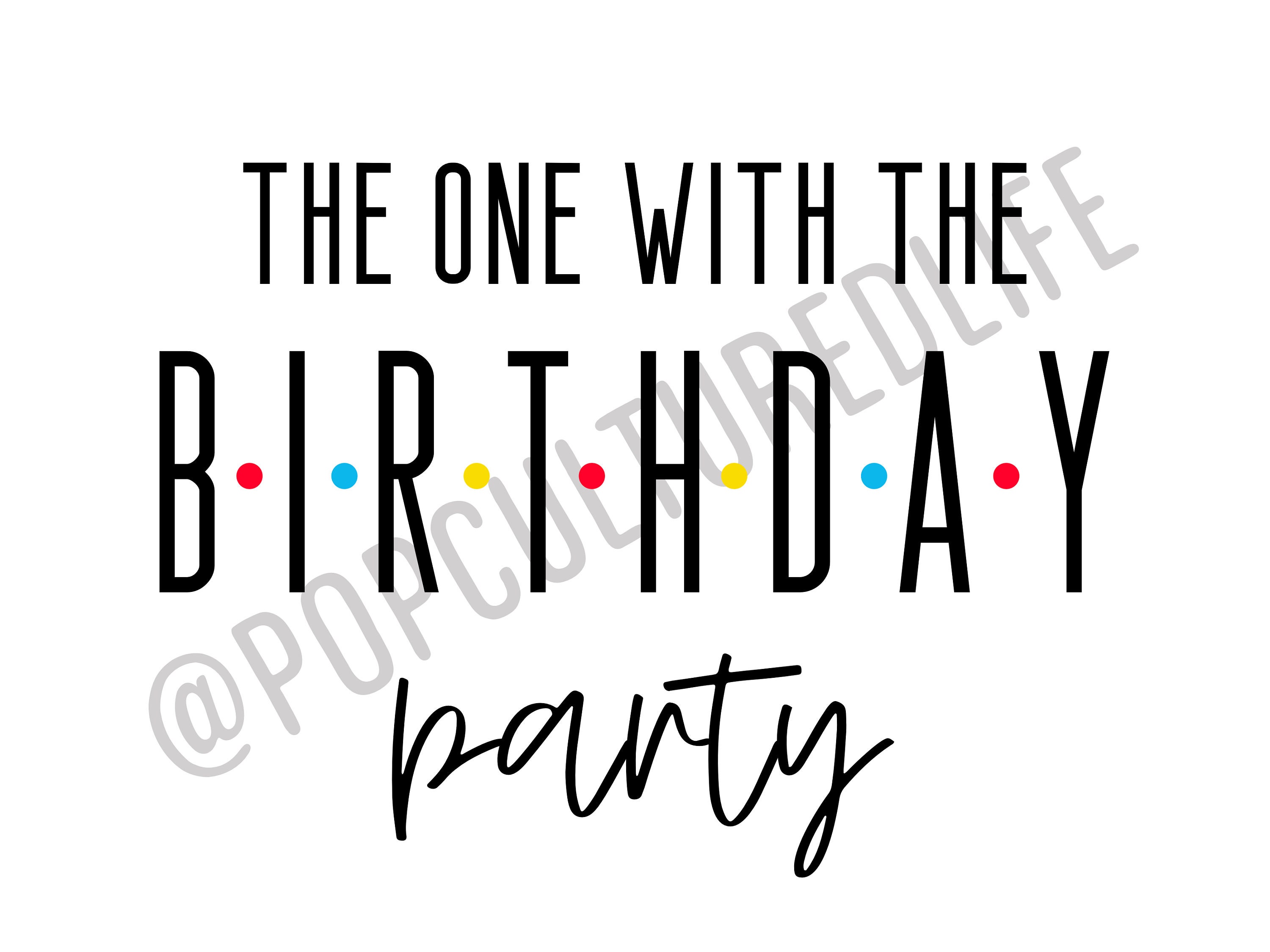 Digital Prints Friends Birthday Party Decorations Friends | Etsy