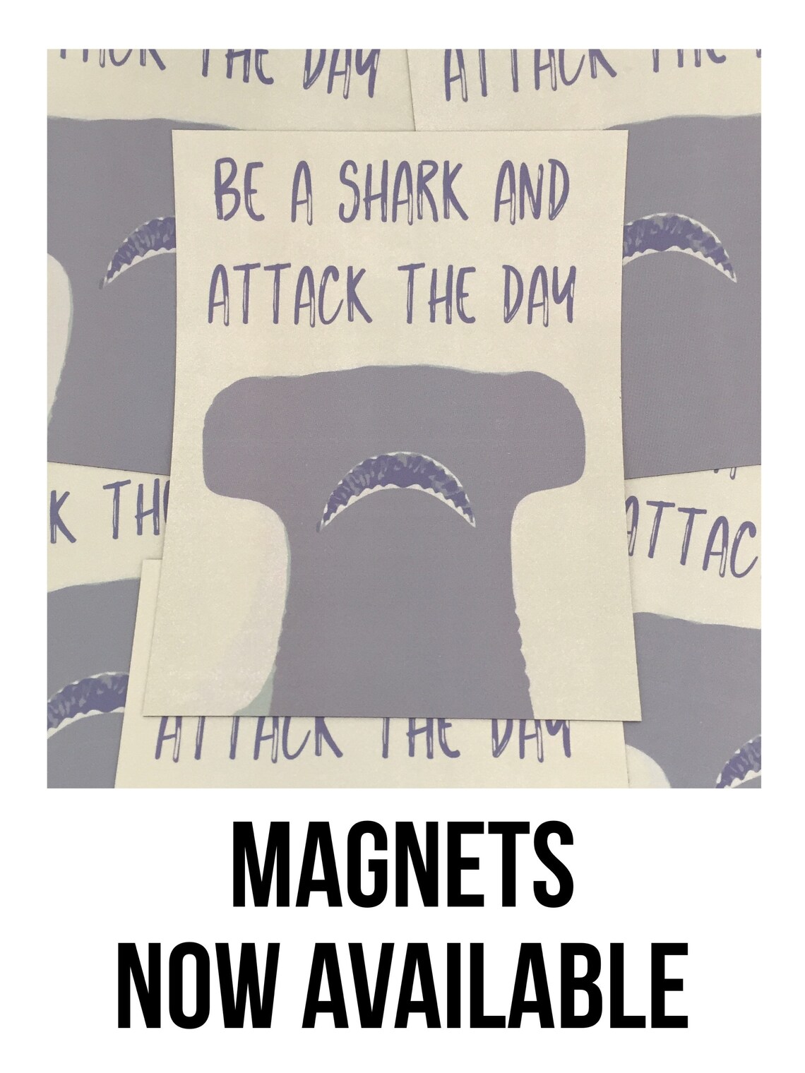 Shark Shark Gift Fridge Office Etsy