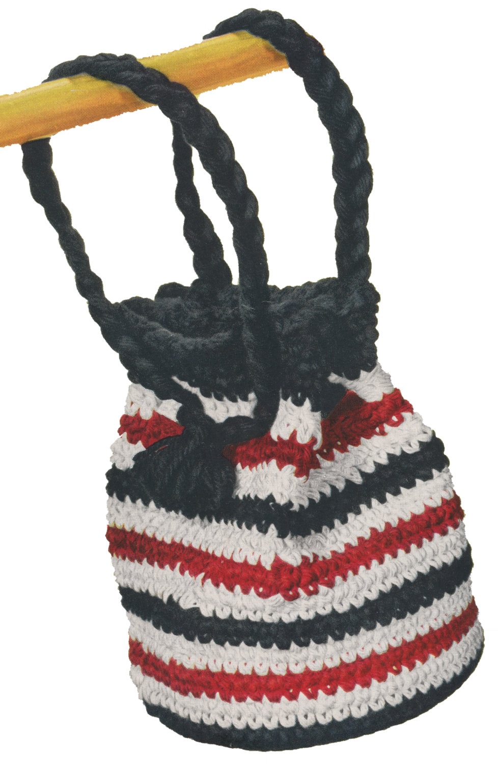 Vintage Crochet Bag Pattern Etsy