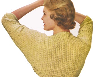 Vintage Crochet Shrug Pattern