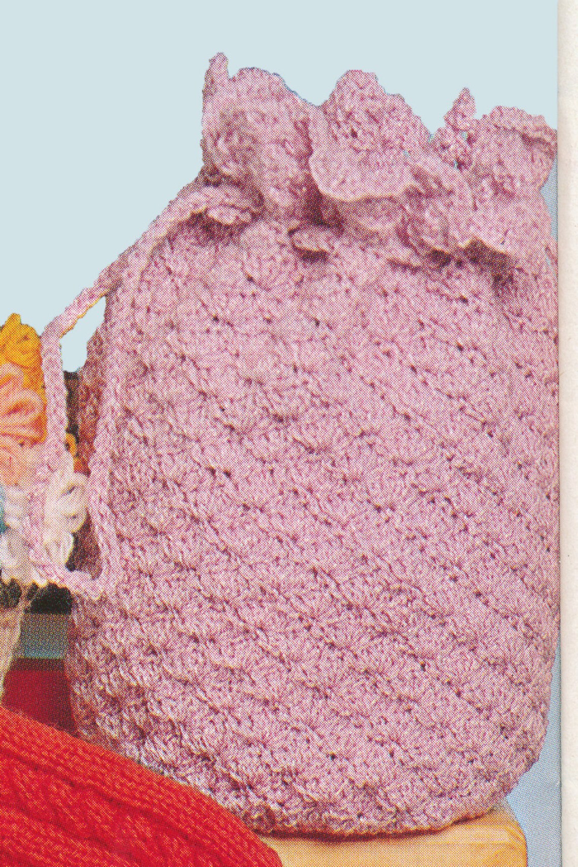 Vintage Crochet Bag Pattern Etsy